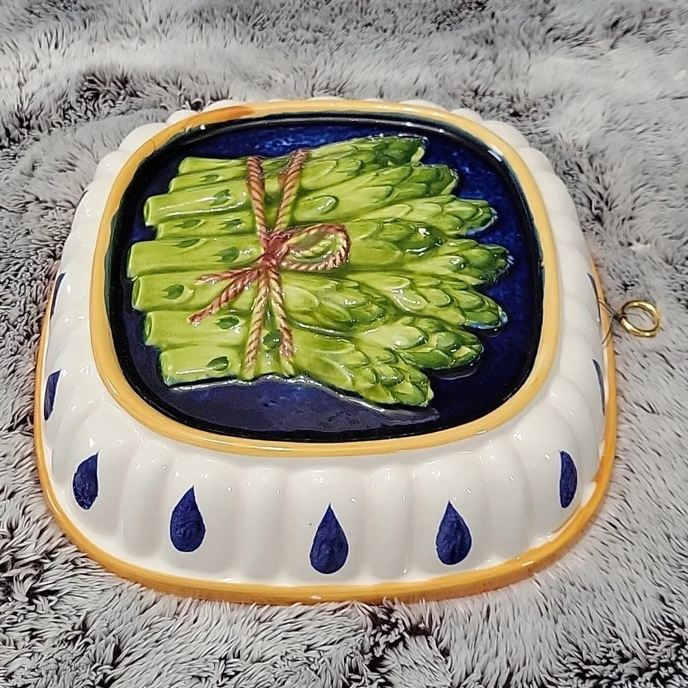 Decorative Mold, Gailstyn-Sutton, Asparagus, Towle Japan, Ceramic, Vintage - Picture 4 of 8